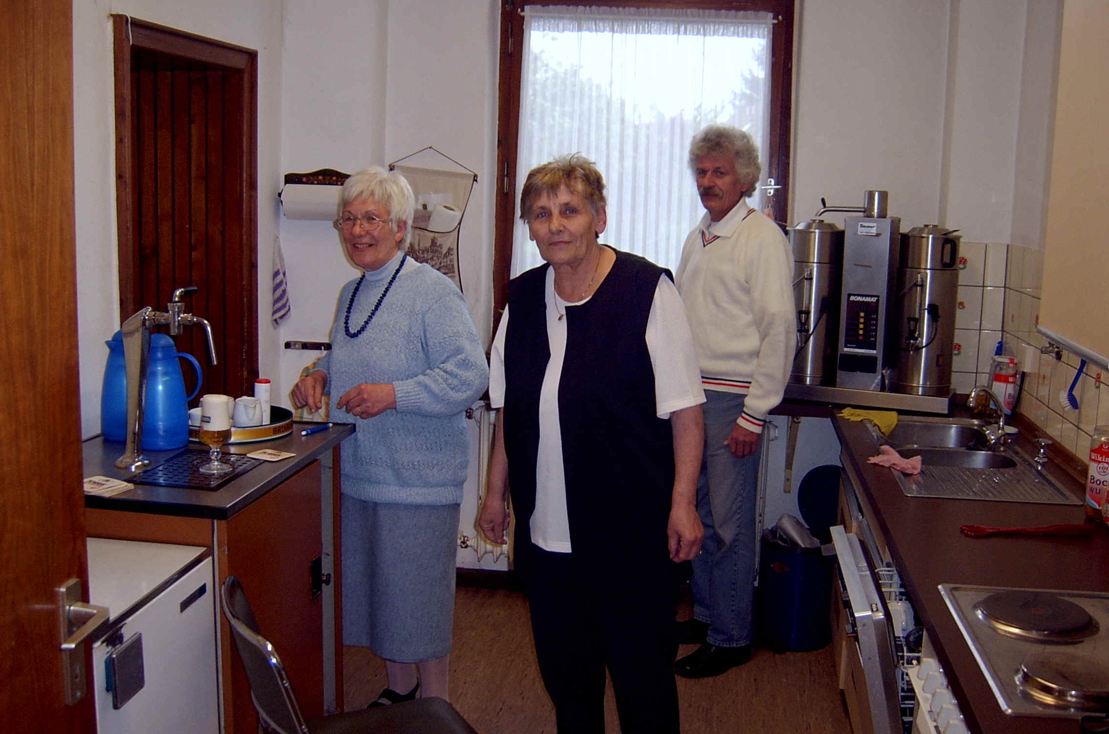 Das Helferteam (v.l.) Brigitte Overhage, Margit Hauske, Rainer Ltsch