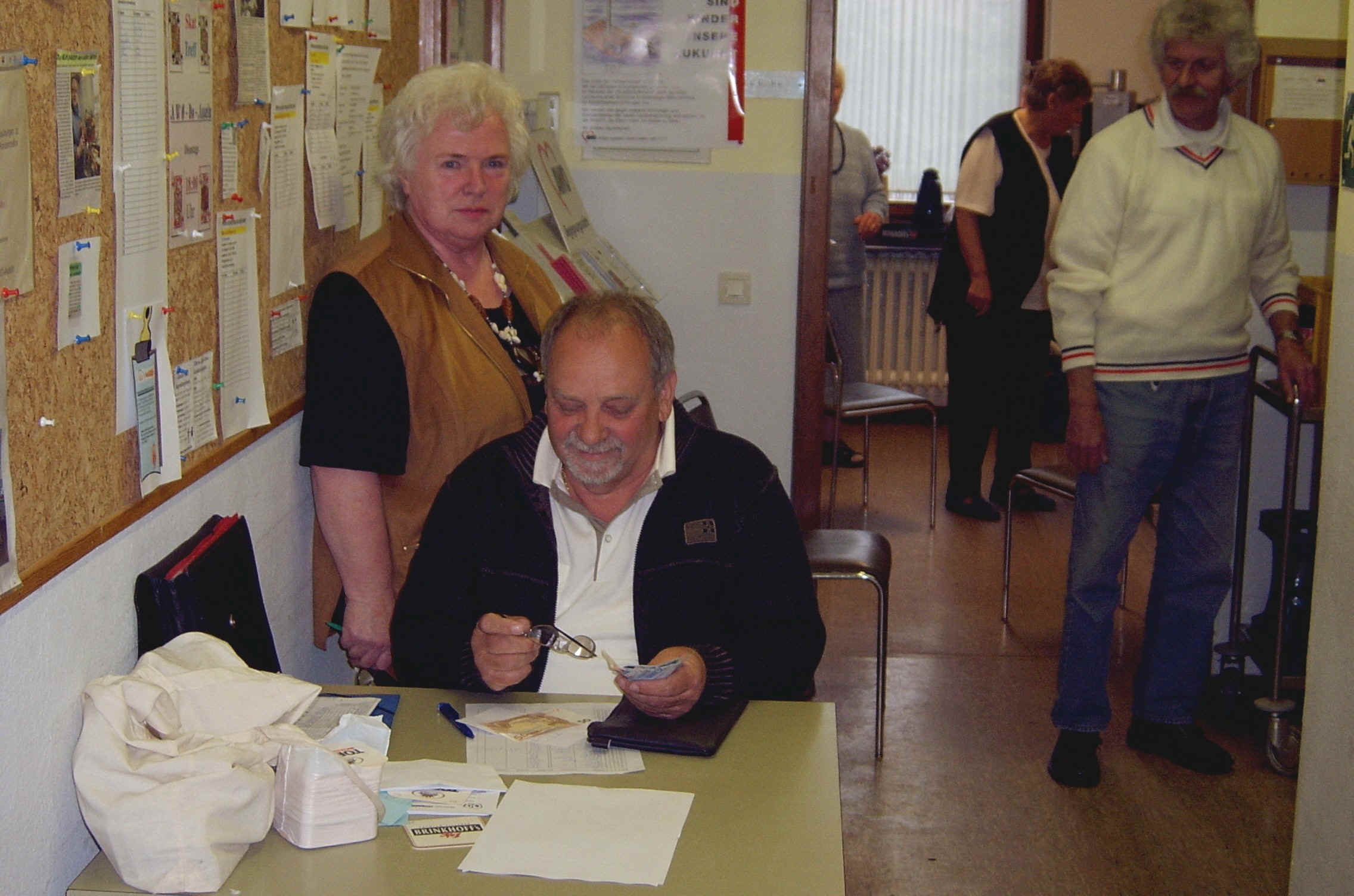 Inge Gbel mit Organisator Herbert Zimmermann